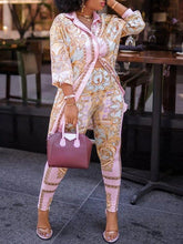 Printed Shirt & Pants Set Ins Street